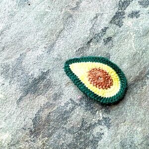 New! Avocado 🥑 Medium Crochet Clip